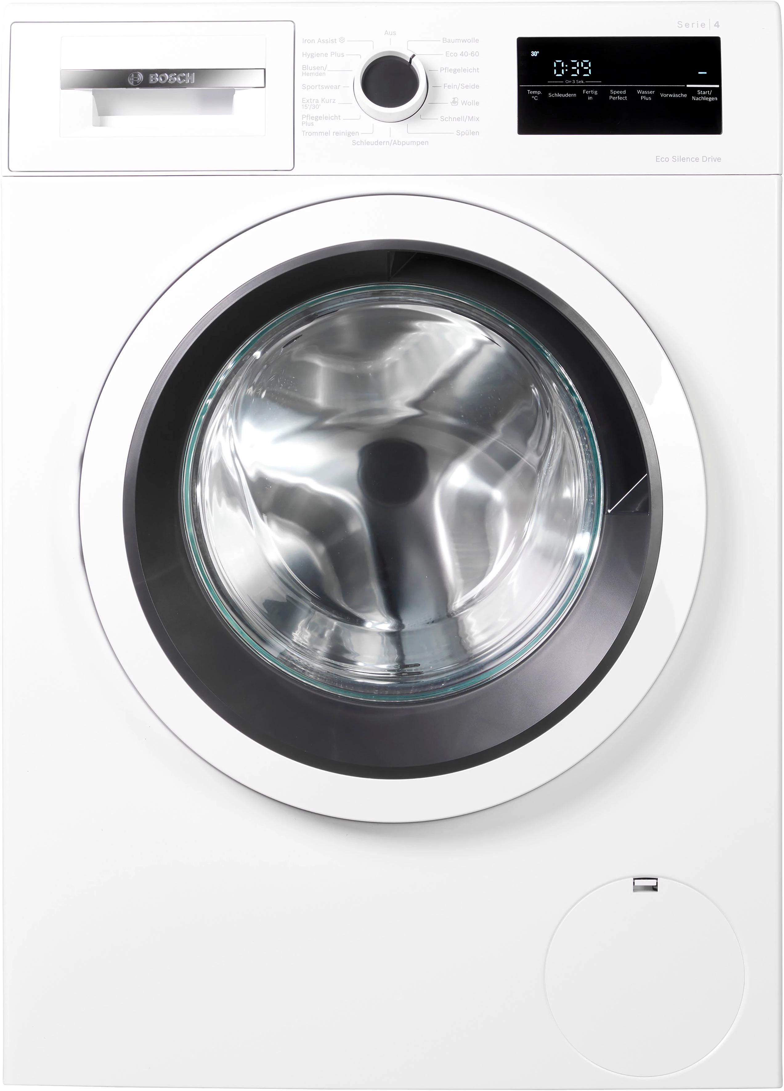 BOSCH Waschmaschine Serie 4 WAN28225, 8 kg, 1400 U/min, Knitter-Programm Iron Assist